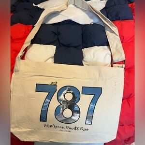 Canvas Puerto Rico El Morro Bag 787!